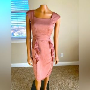 Nanette Lapore Rose colored Shesth Dress with Pockets